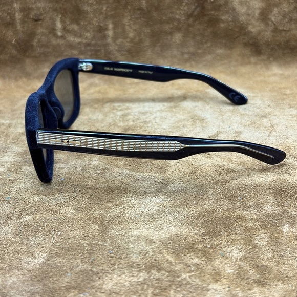 Italia Independent Black Velvet Trimmed Sunglasses - Picture 5 of 10